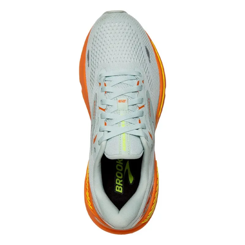 Brooks Adrenaline Gts 23 Bianco Arancione - Scarpe Running Donna