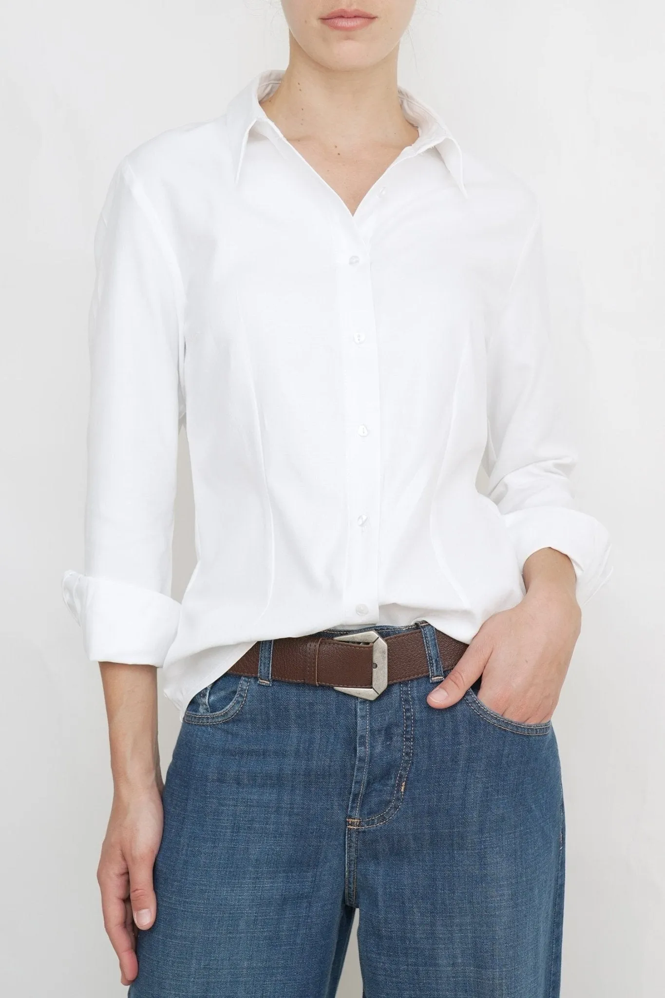 Bulier-Camicia Oxford - Bianco