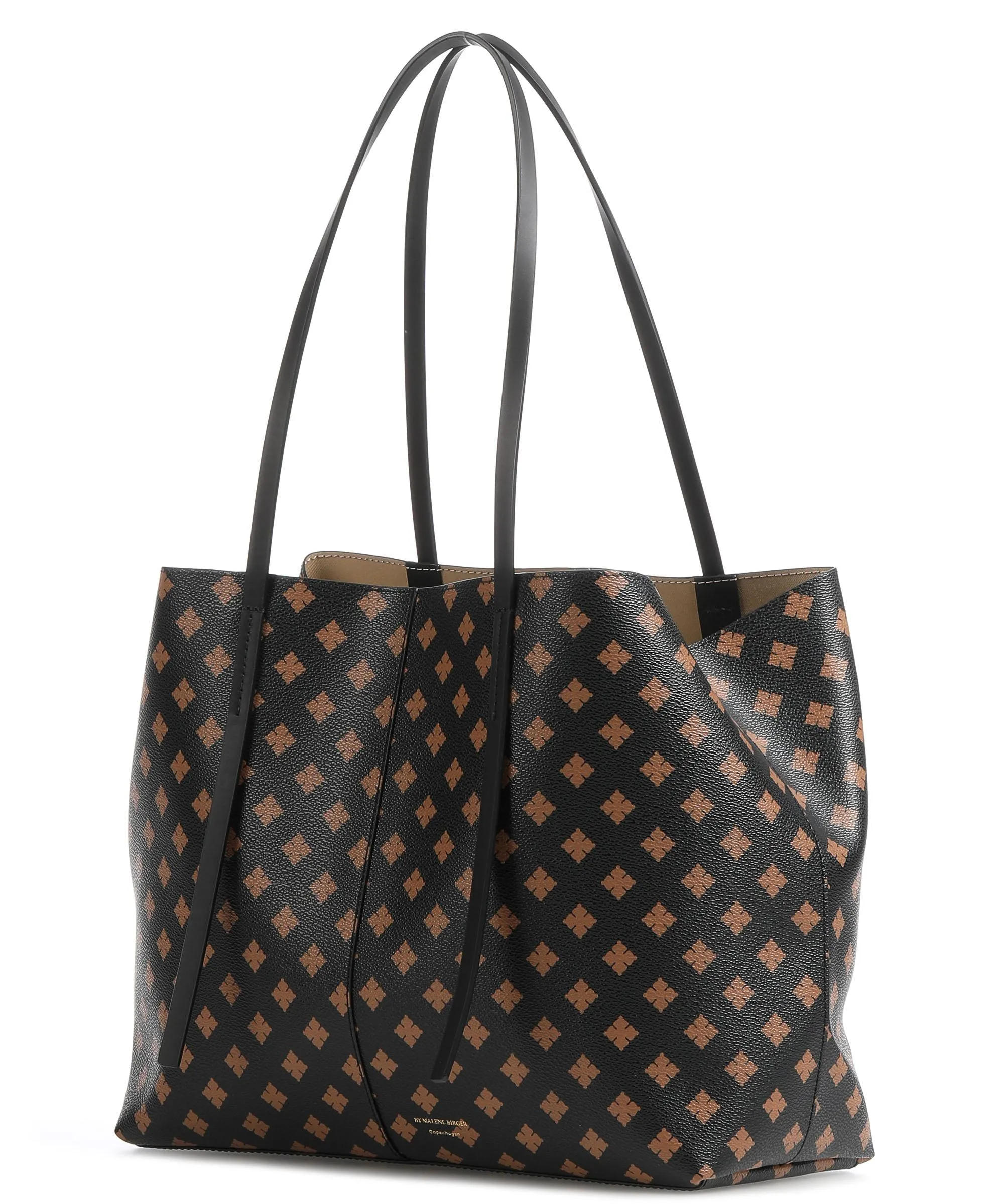  by Malene Birger Abigail Borsa shopper plastica nero/marrone  