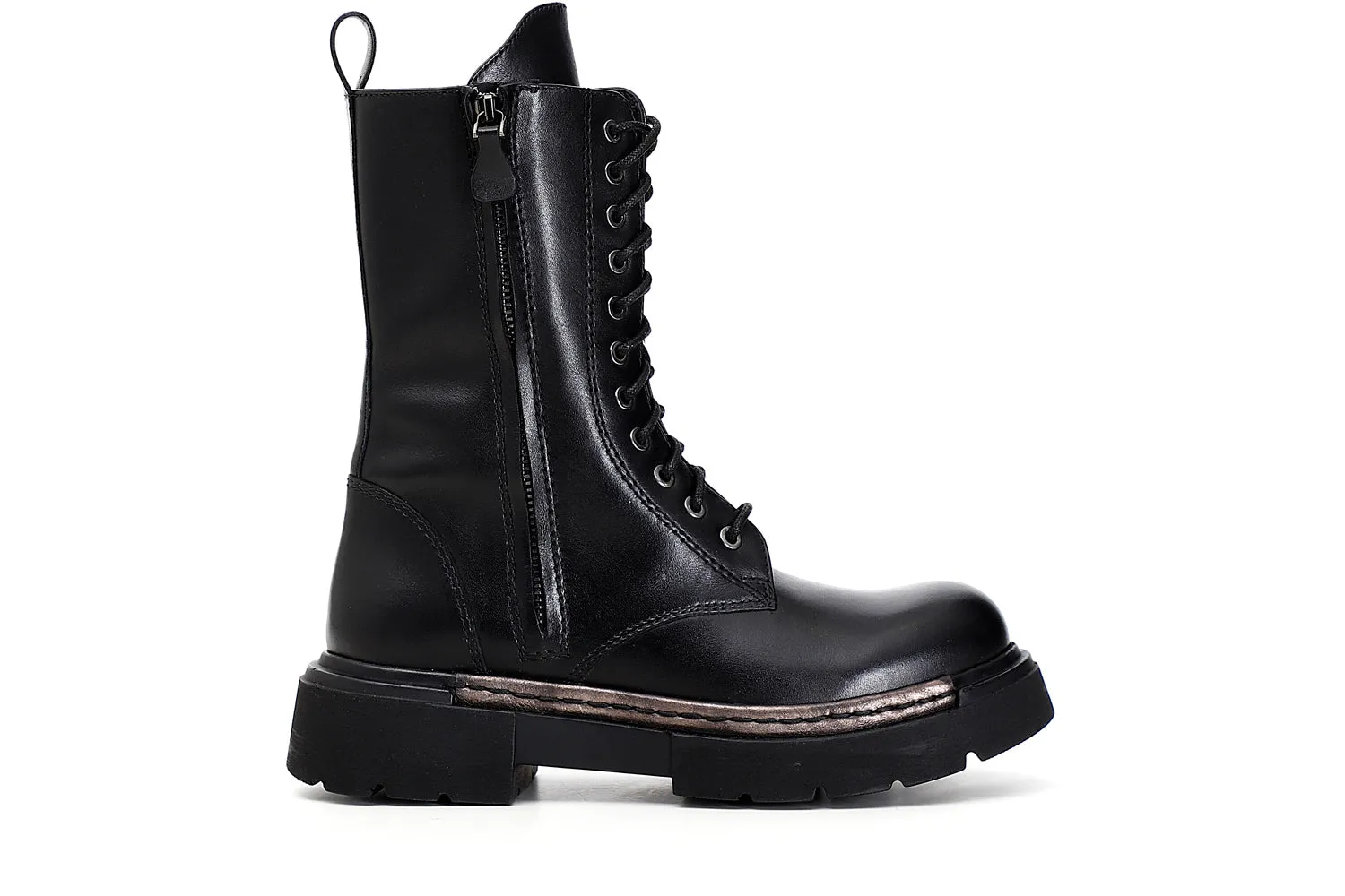 CafèNoir donna anfibi in pelle