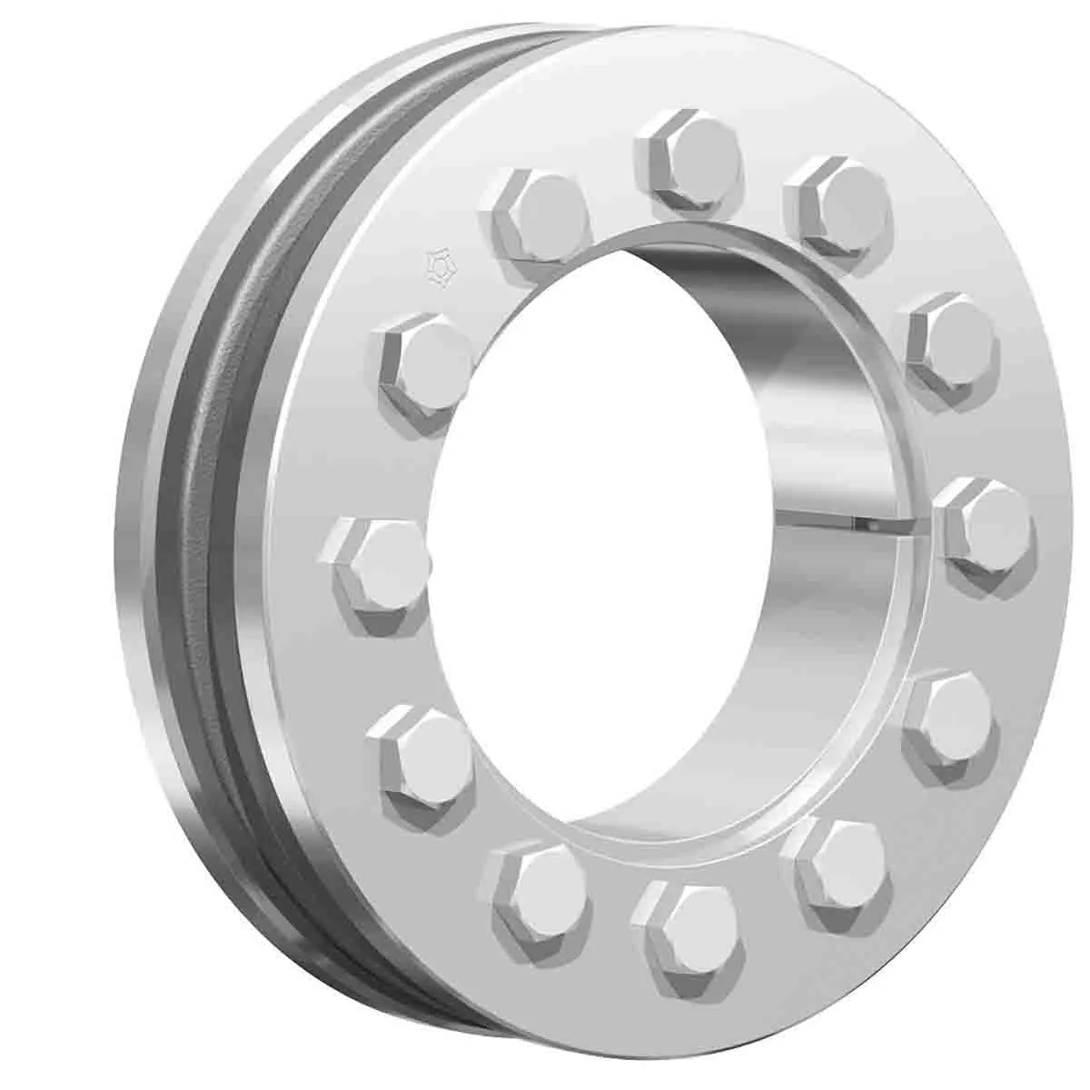 Calettatore da esterno Ringfeder, lunga 30mm, Ø asta 36mm, Ø esterno 80mm, coppia 1150Nm