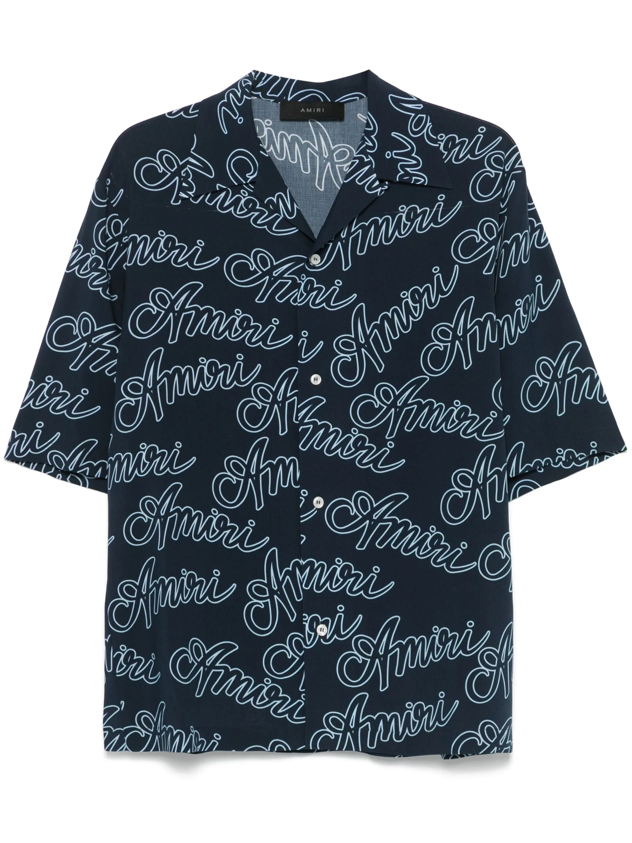 Camicia Bowling con logo Amiri