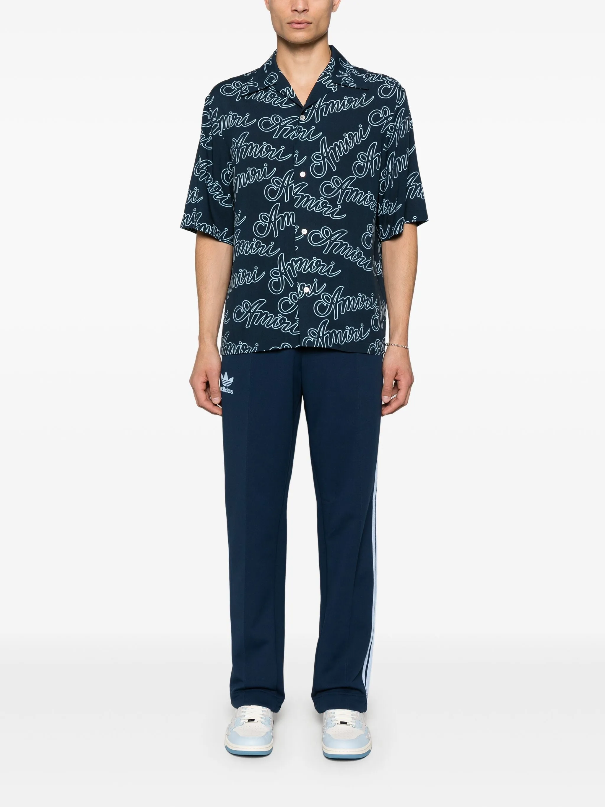 Camicia Bowling con logo Amiri