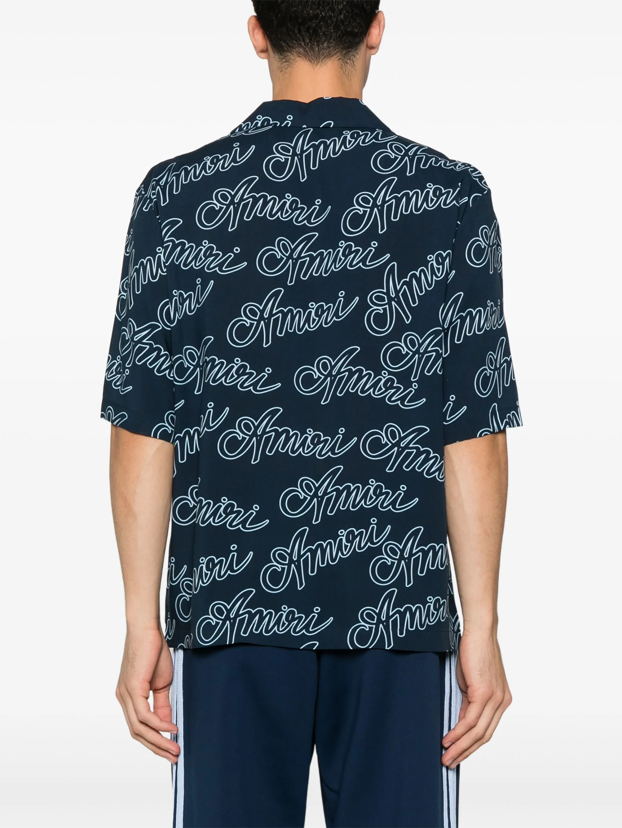 Camicia Bowling con logo Amiri
