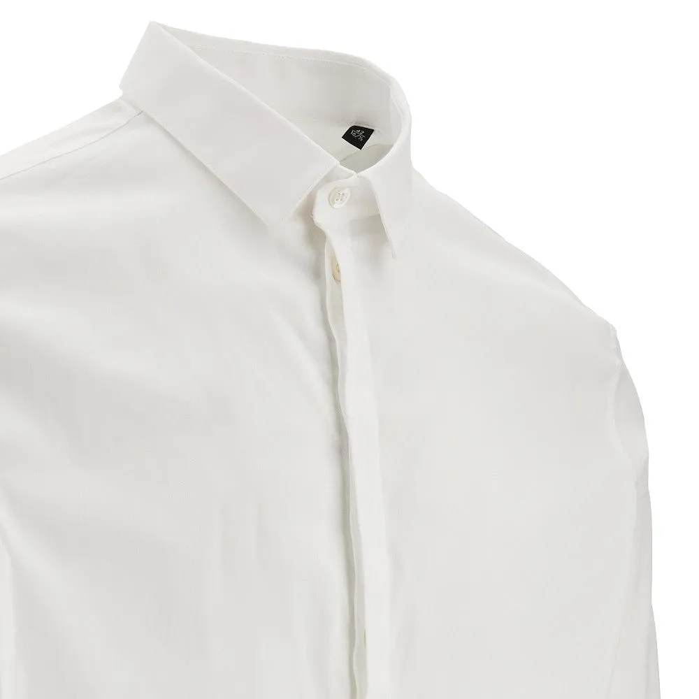 Camicia in popeline stretch