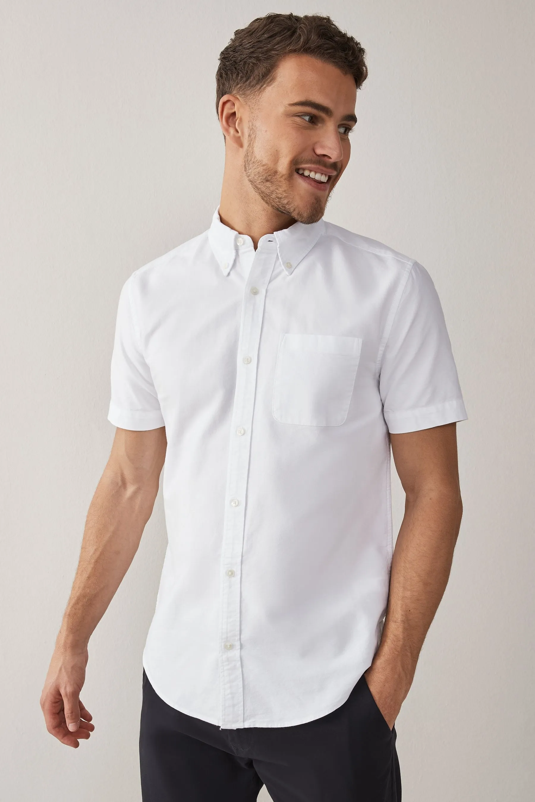 camicia Manica corta Oxford 3 Confezione
