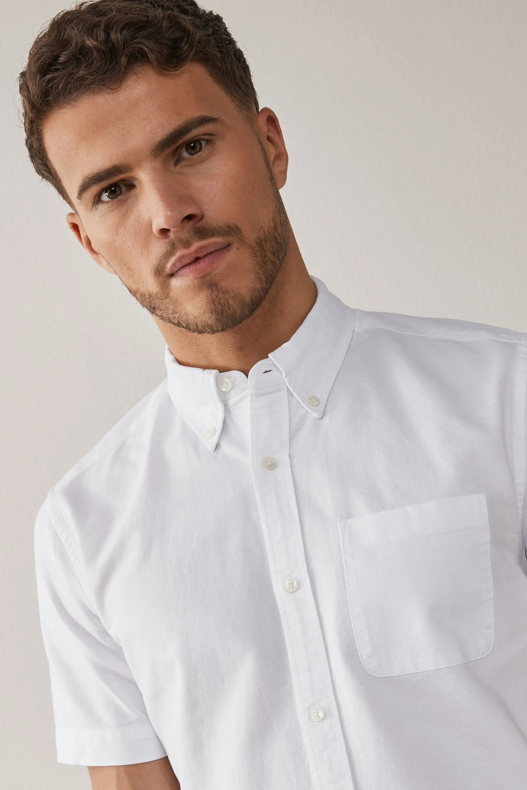 camicia Manica corta Oxford 3 Confezione