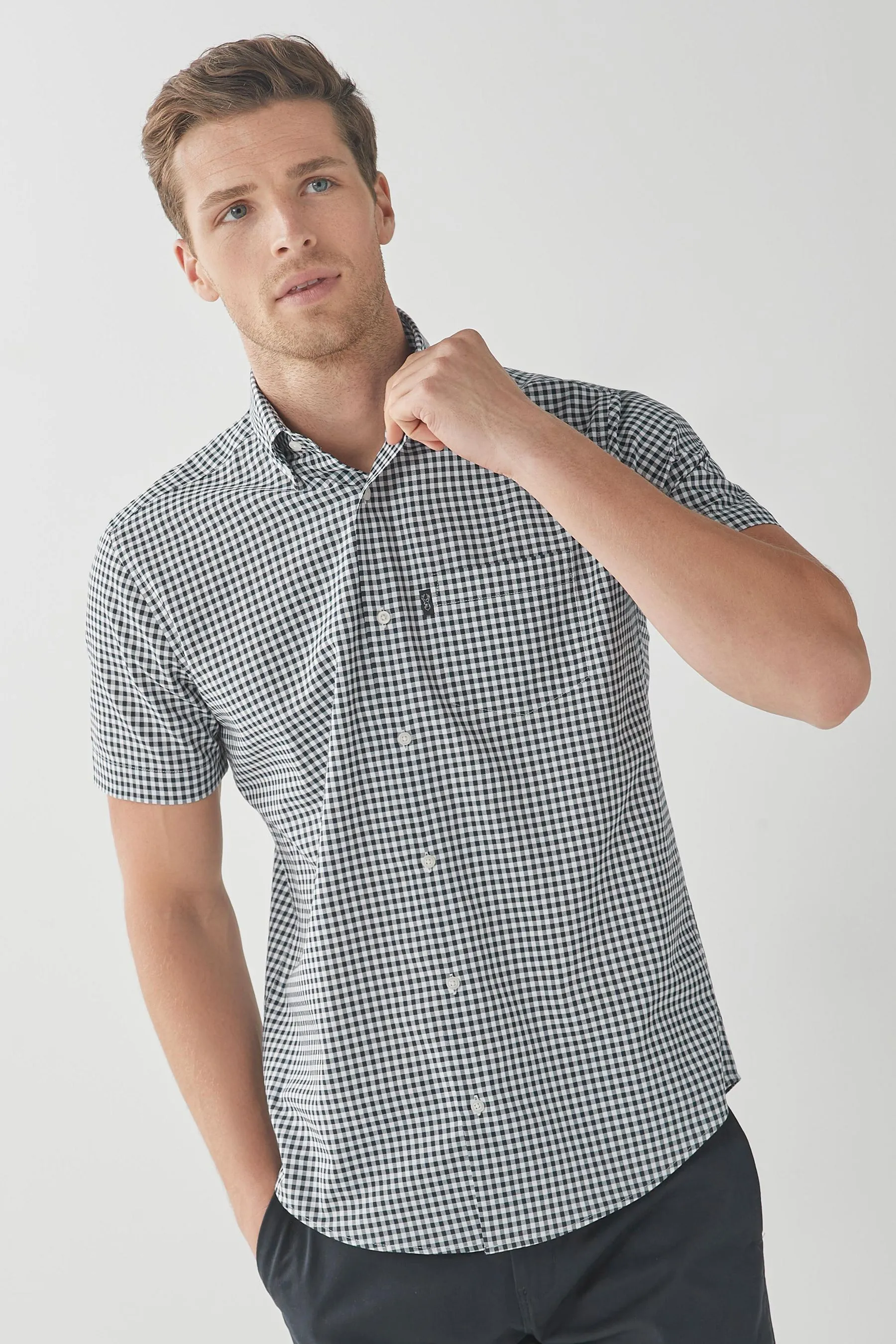 Camicia Oxford no stiro con bottoni