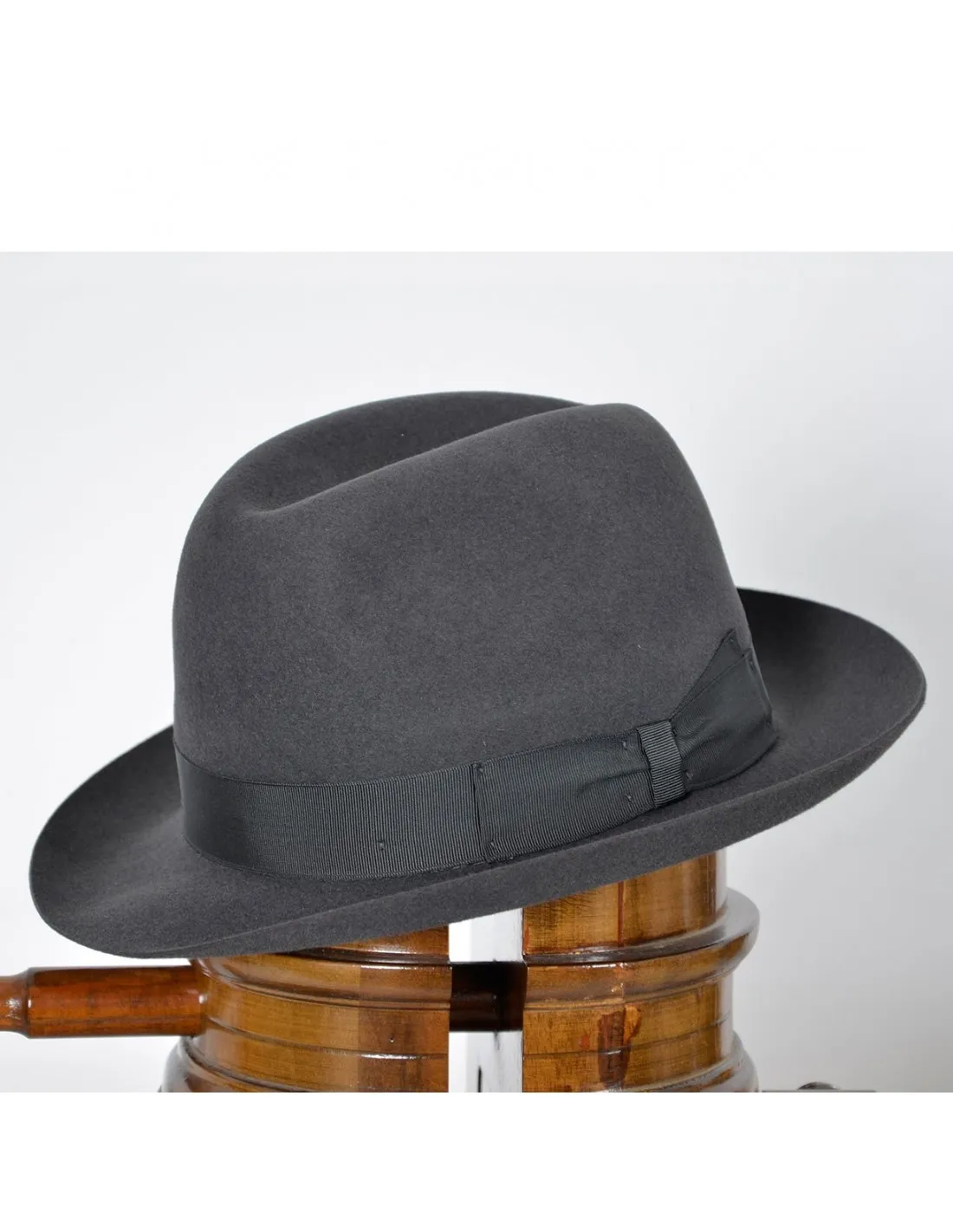 Cappello Borsalino mod fedora Grigio Medio MOD FEDERICO