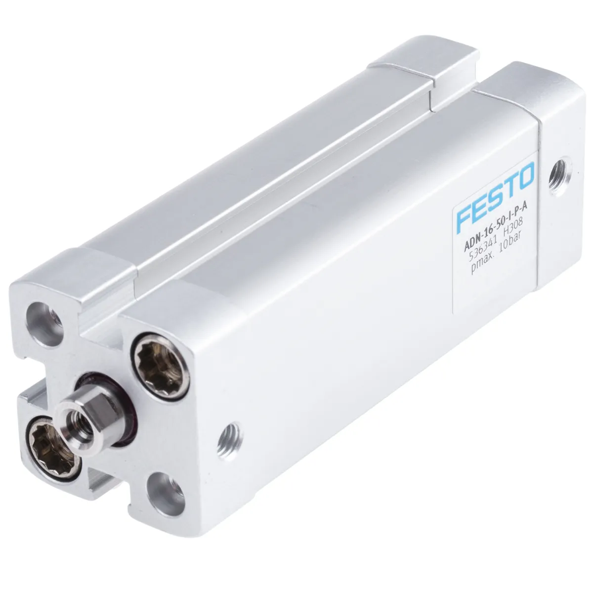 Cilindro pneumatico Festo ADN 536341, Doppio effetto, foro da 16mm, corsa 50mm, M5, 10 bar max