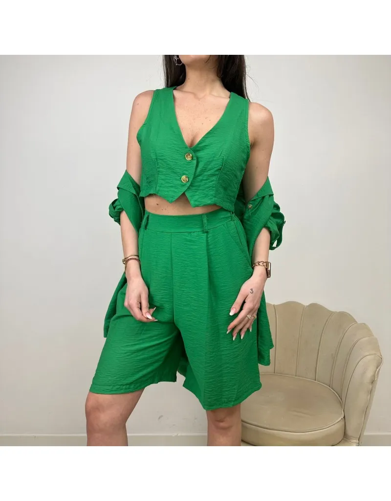 CO ORD SET GIORGIA VERDE SMERALDO