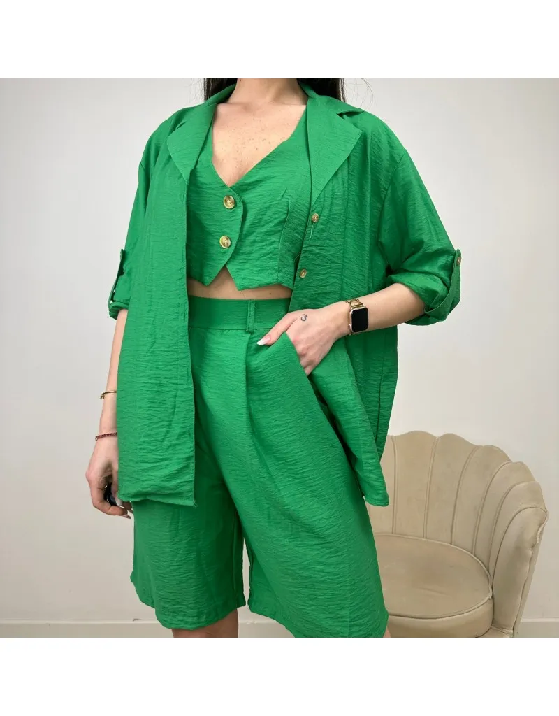 CO ORD SET GIORGIA VERDE SMERALDO