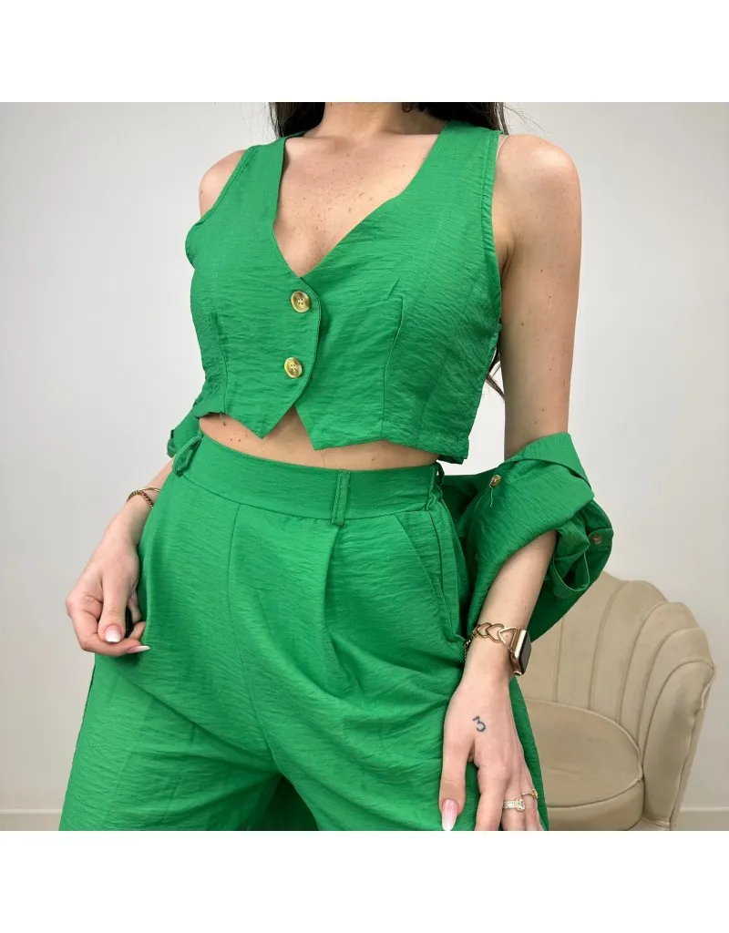 CO ORD SET GIORGIA VERDE SMERALDO