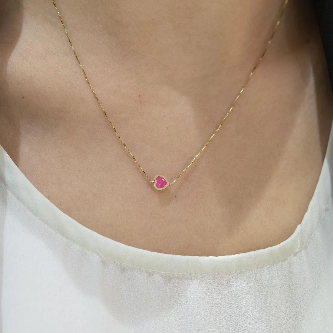 Collana con cuore