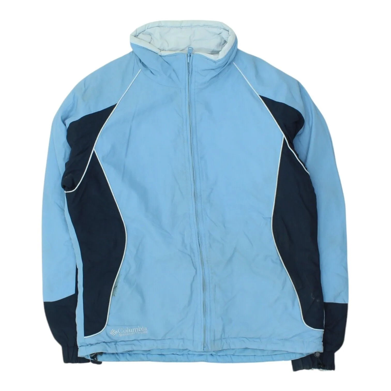 Columbia Mens  Blue Quilted Full Zip Jacket | Vintage Outdoors Designer Top