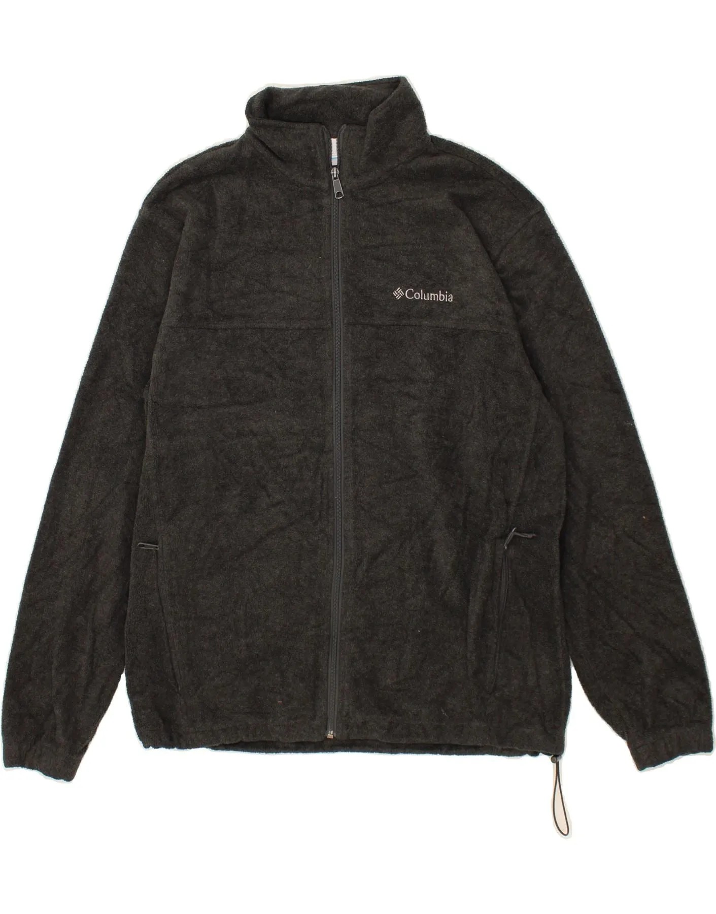 COLUMBIA Mens Fleece Jacket UK 40 Large Grey Polyester