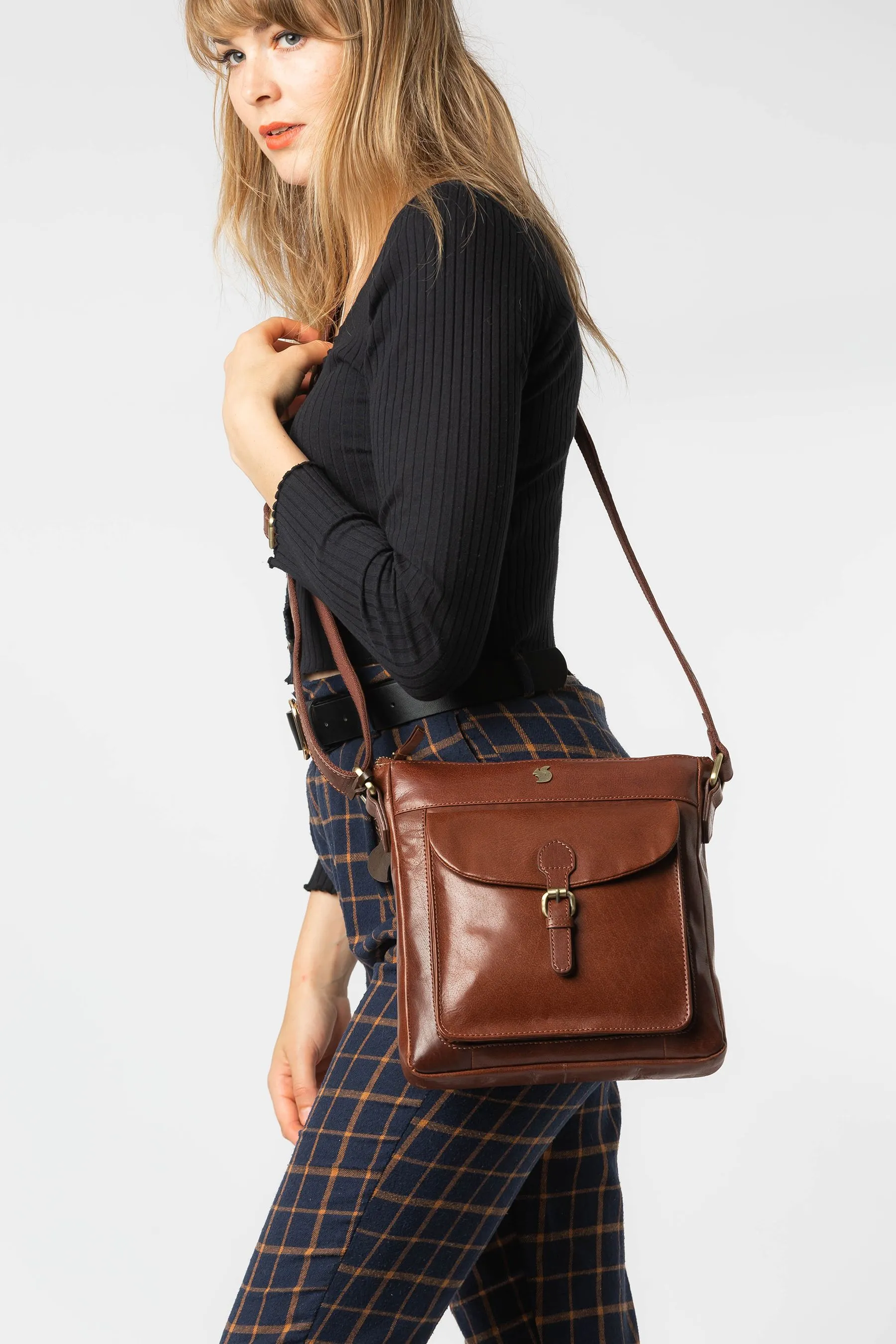 Conkca - Josephine - Borsa da spalla in pelle    