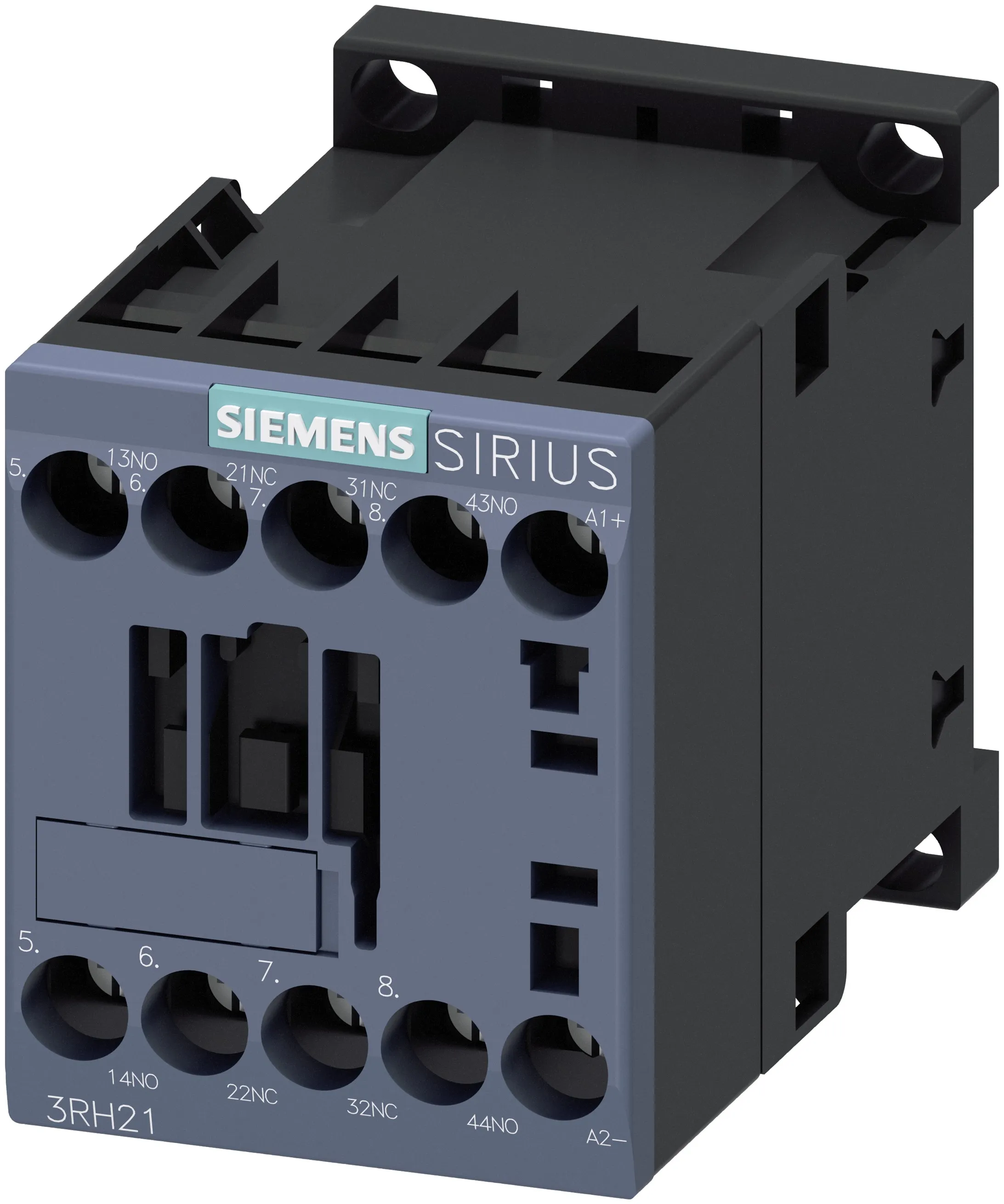 Contattore Siemens, serie 3RH2, 2 NO + 2 NC, 10 A
