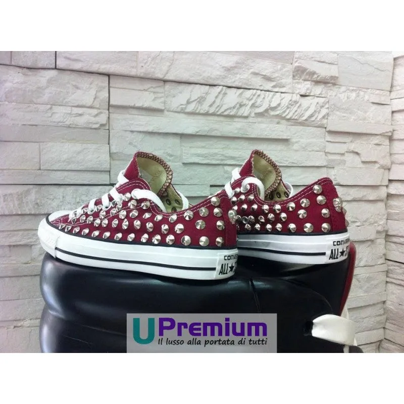 Converse All Star Mallorca Borchie Argento Vintage