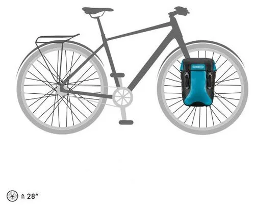 Coppia di borse a forcella Ortlieb Sport-Packer Classic 30 L Blu / Nere