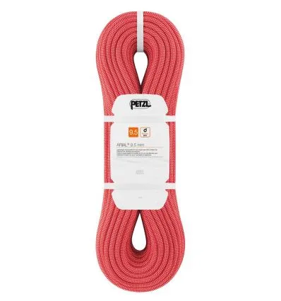 Corda singola PETZL Arial 9,5MM (ROSSO) 60M