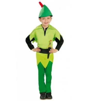 COSTUME PETER PAN 5-6 ANNI