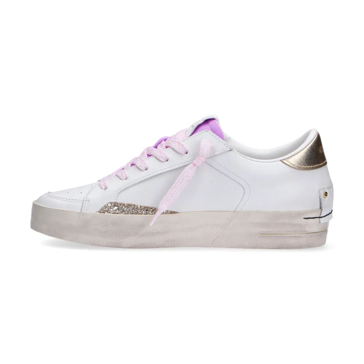 Crime London SK8 Deluxe Sugar plum bianca