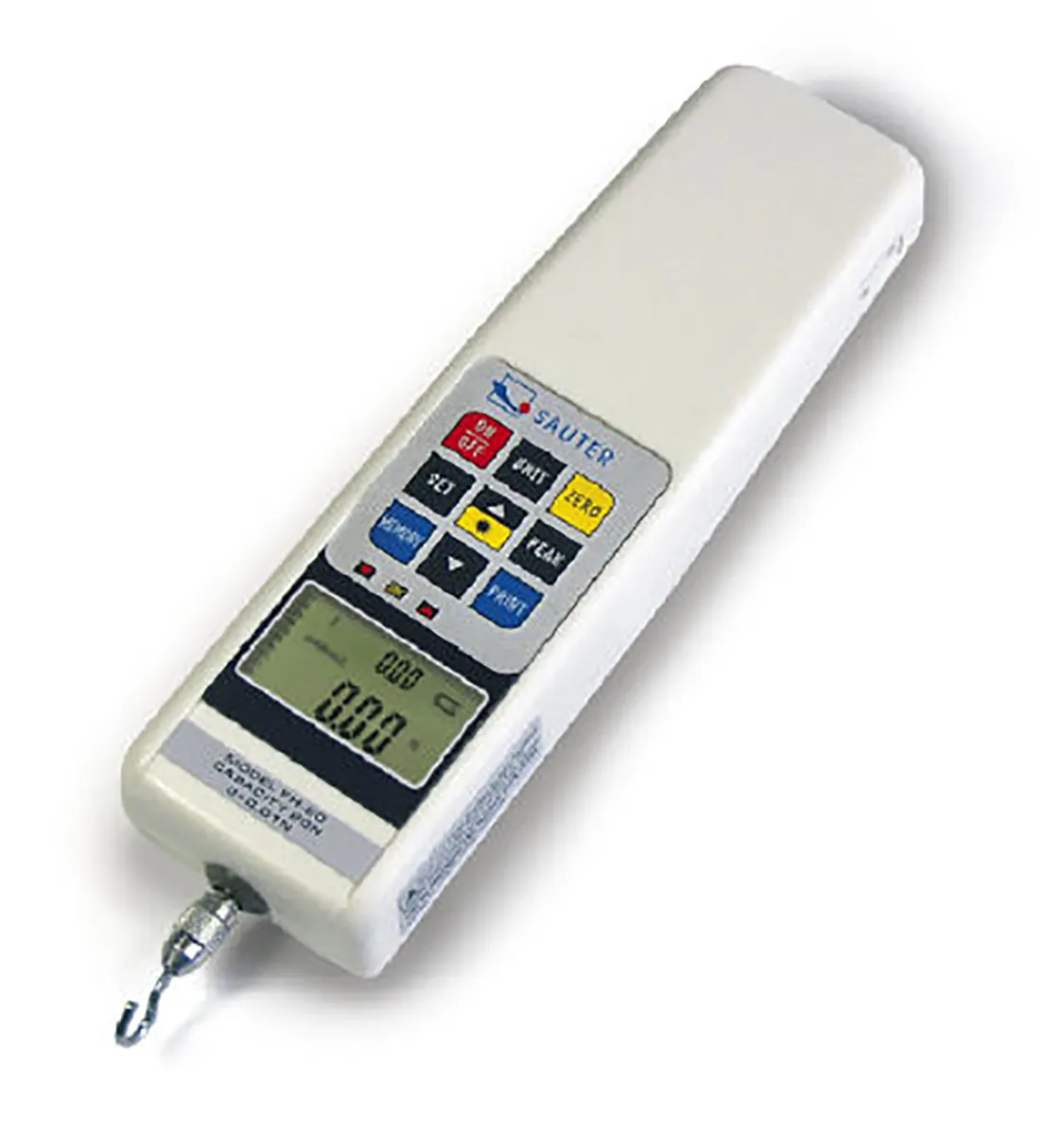 Dinamometro Sauter 20N, risoluz. 0,01 N, uscita RS232, Spina Euro