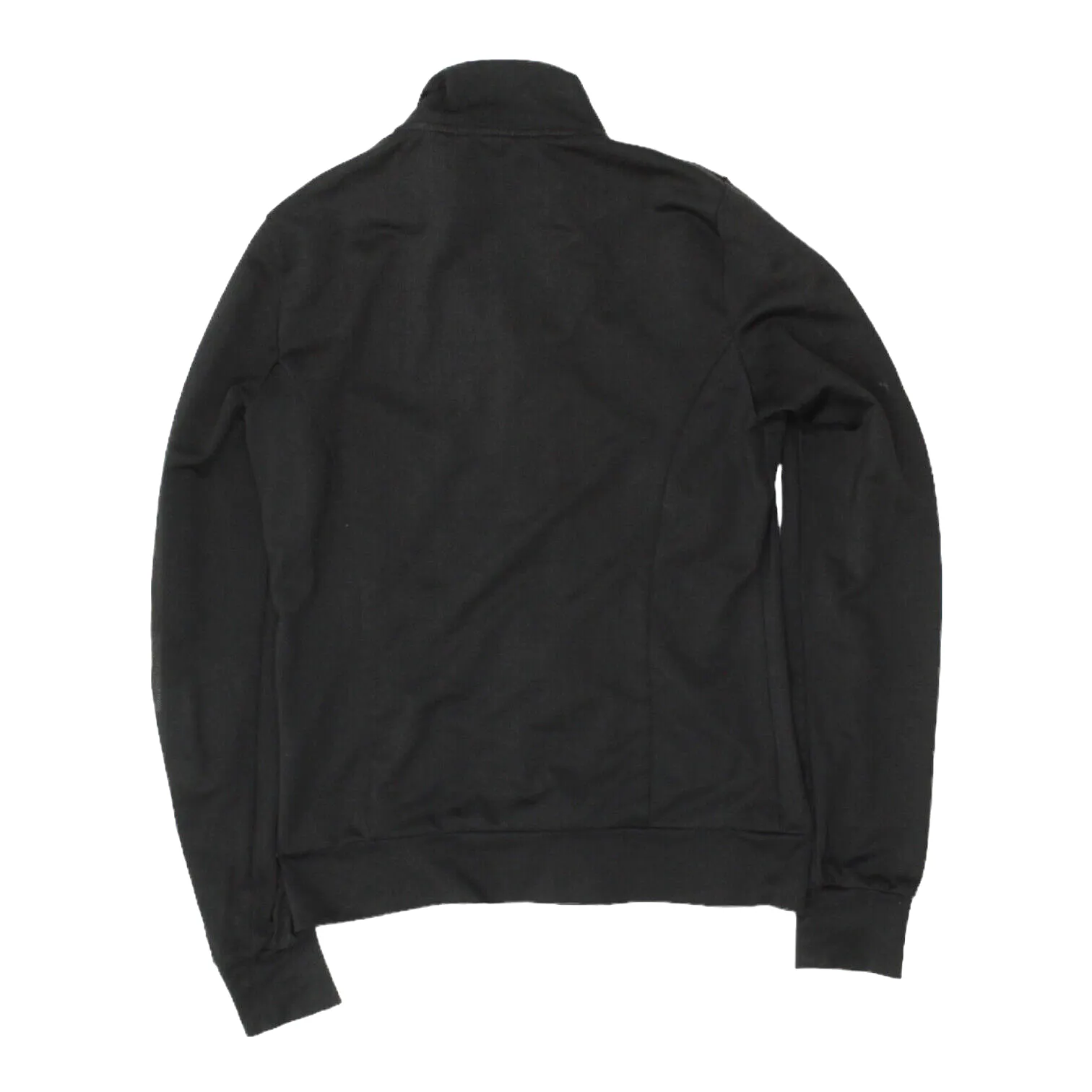 EA7 Emporio Armani Mens Black Track Jacket | Vintage Designer Lightweight VTG