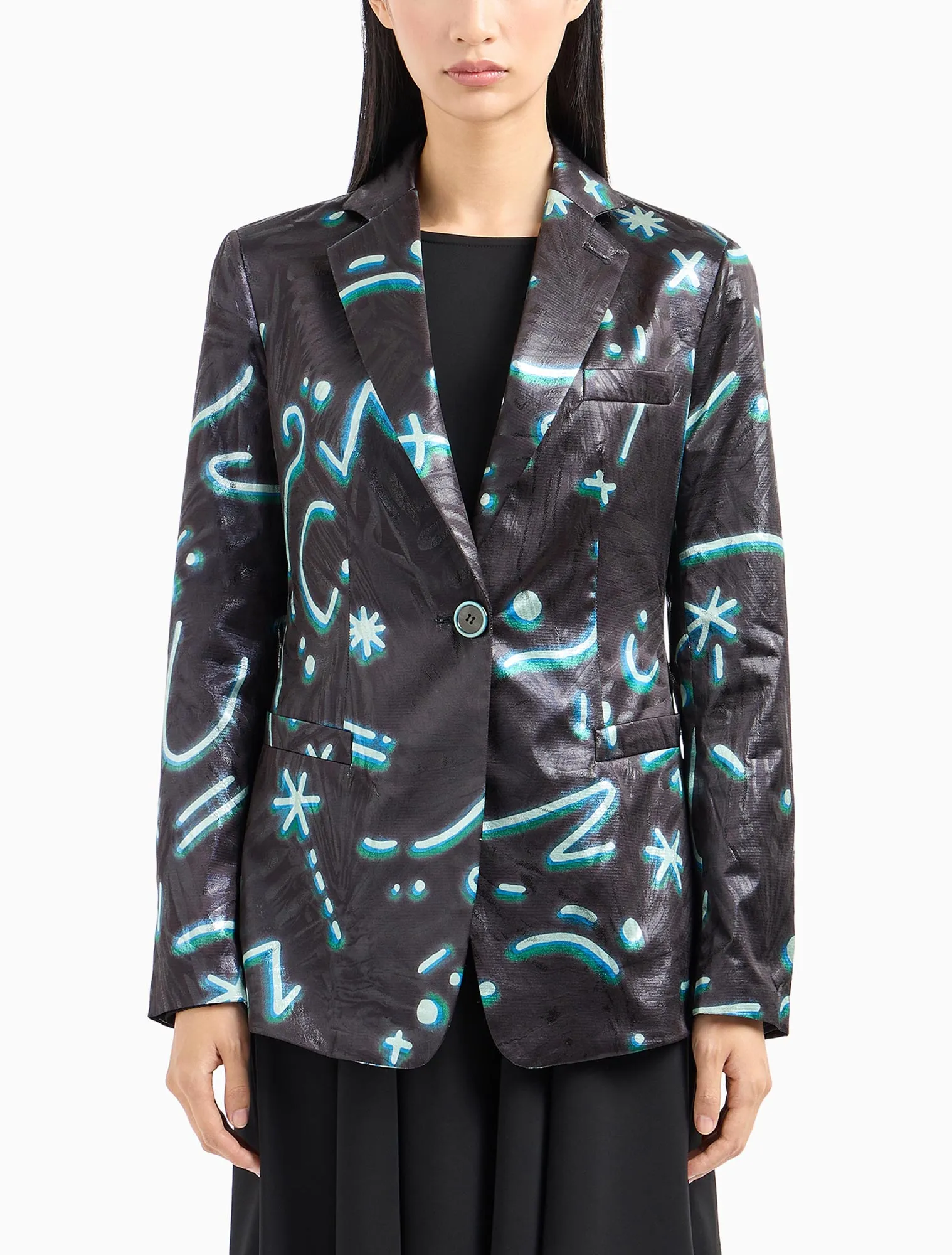 Emporio Armani  Blazer con stampa