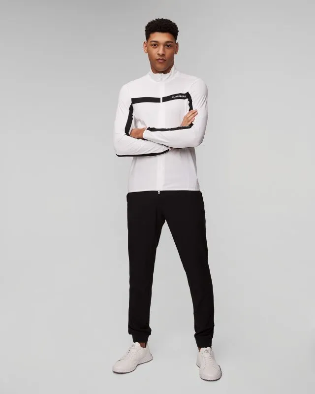 Felpa bianca da uomo J.Lindeberg Jarvis Mid Layer