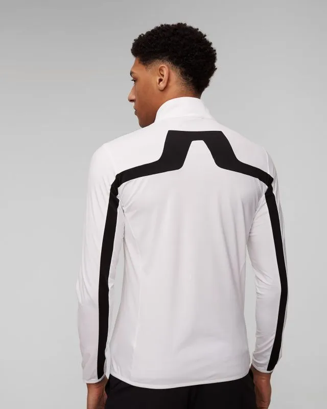 Felpa bianca da uomo J.Lindeberg Jarvis Mid Layer