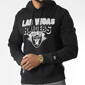 Felpa con cappuccio Las Vegas Raiders Nero