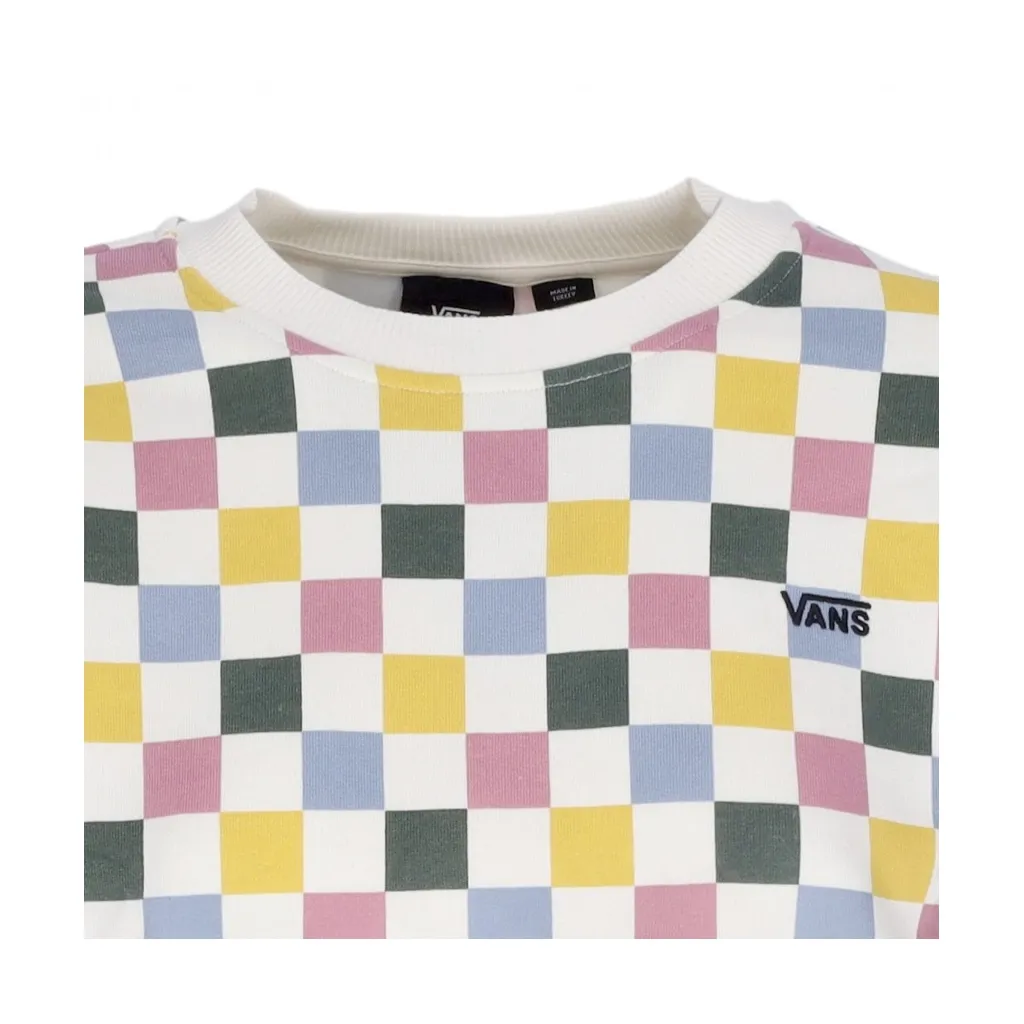 felpa girocollo corta donna all over l/s crewneck WHITE/MARSHMALLOW