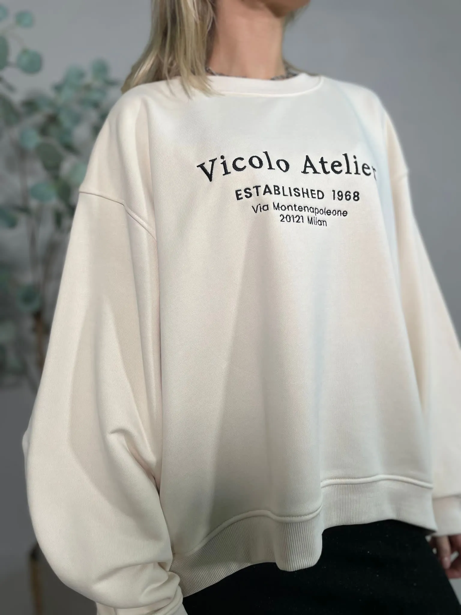 Felpa Panna Vicolo