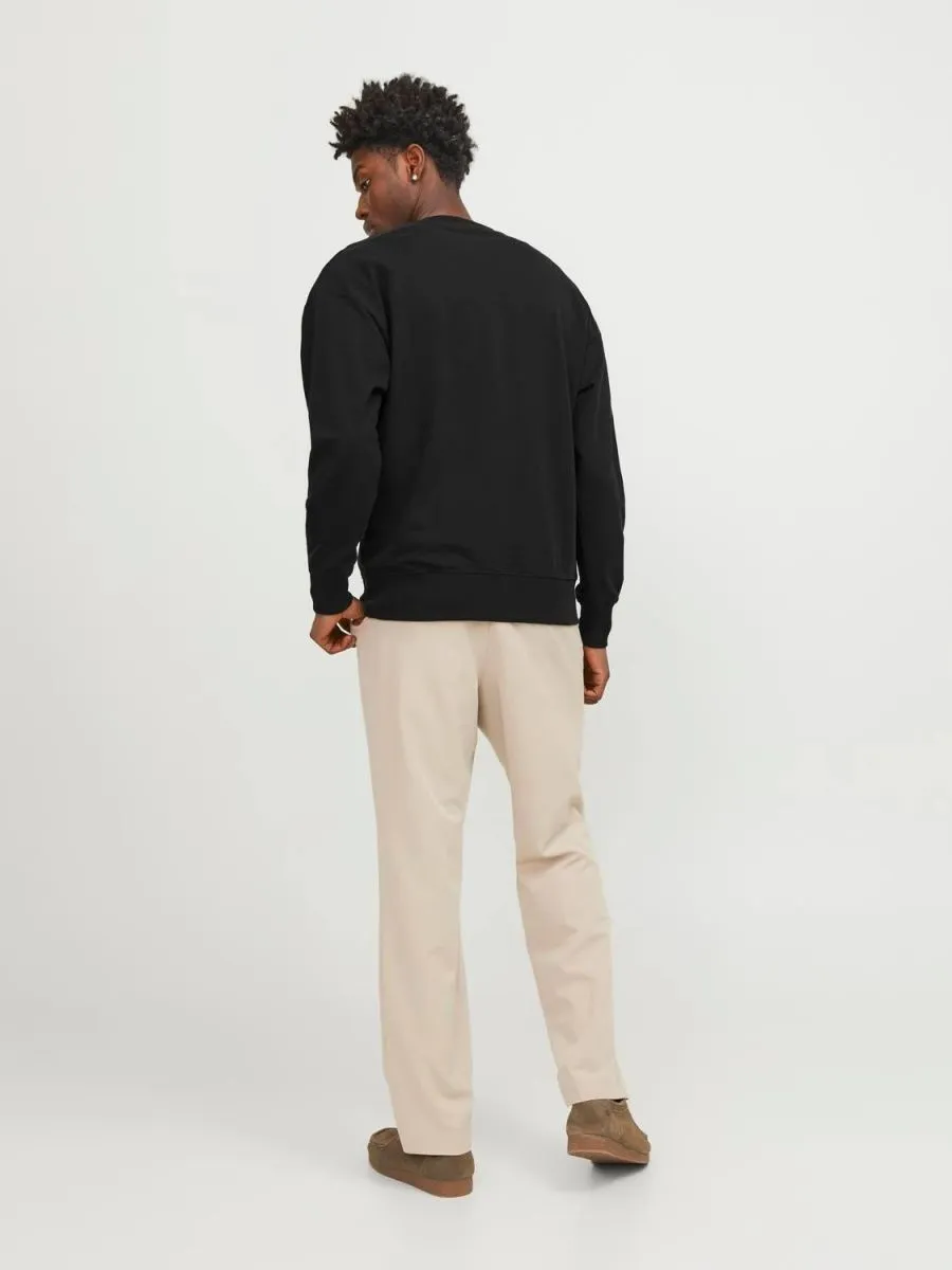 FELPA Uomo JACK&JONES 12250647 RILEY BLACK