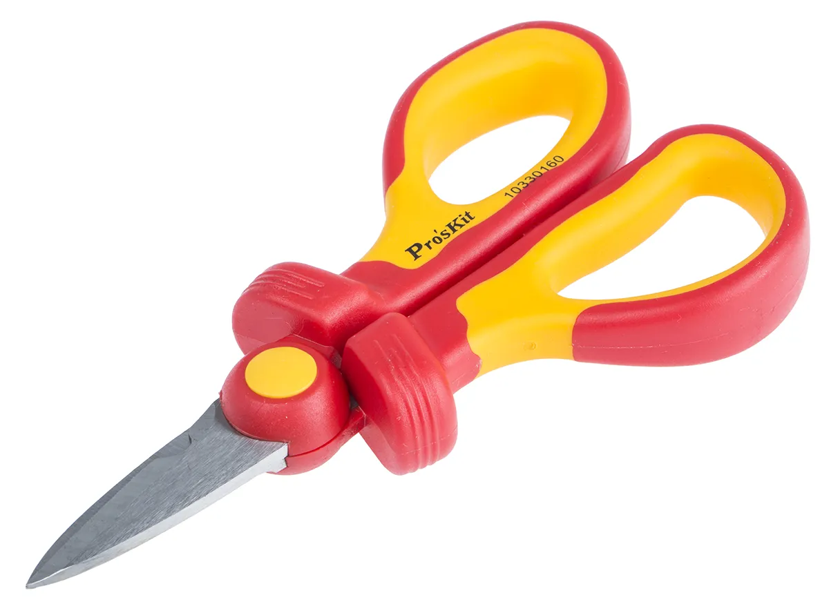 Forbici RS PRO per Elettricisti, Acciaio inossidabile, lunghezza lama 48 mm