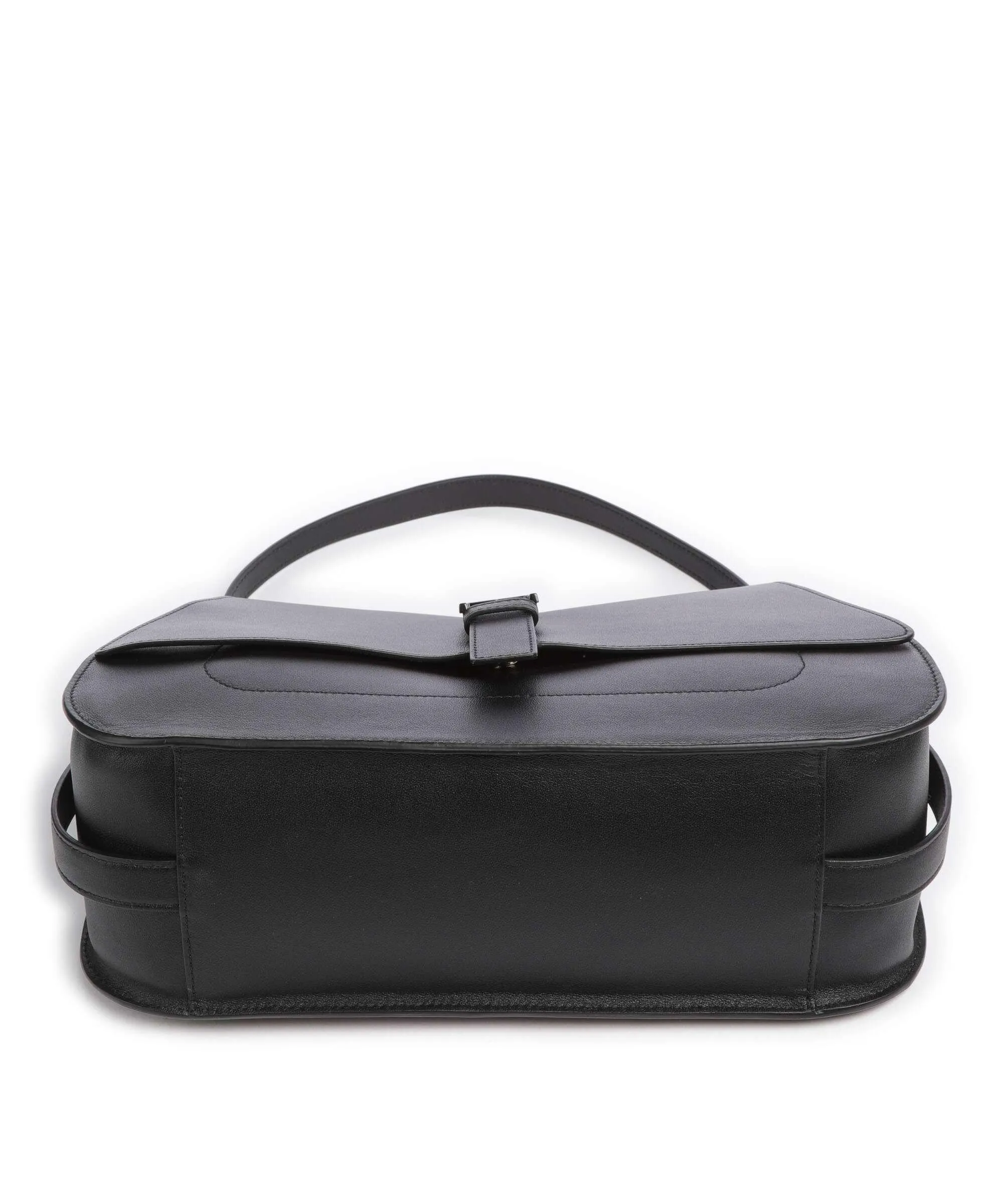  Furla Flow L Borsa a spalla pelle a grana fine nero  
