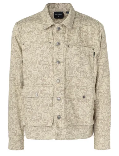 Giacca Daily Paper stampa all over beige