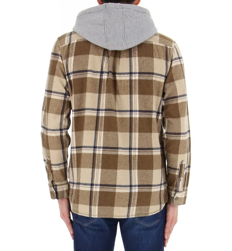 Giacca overshirt cappuccio