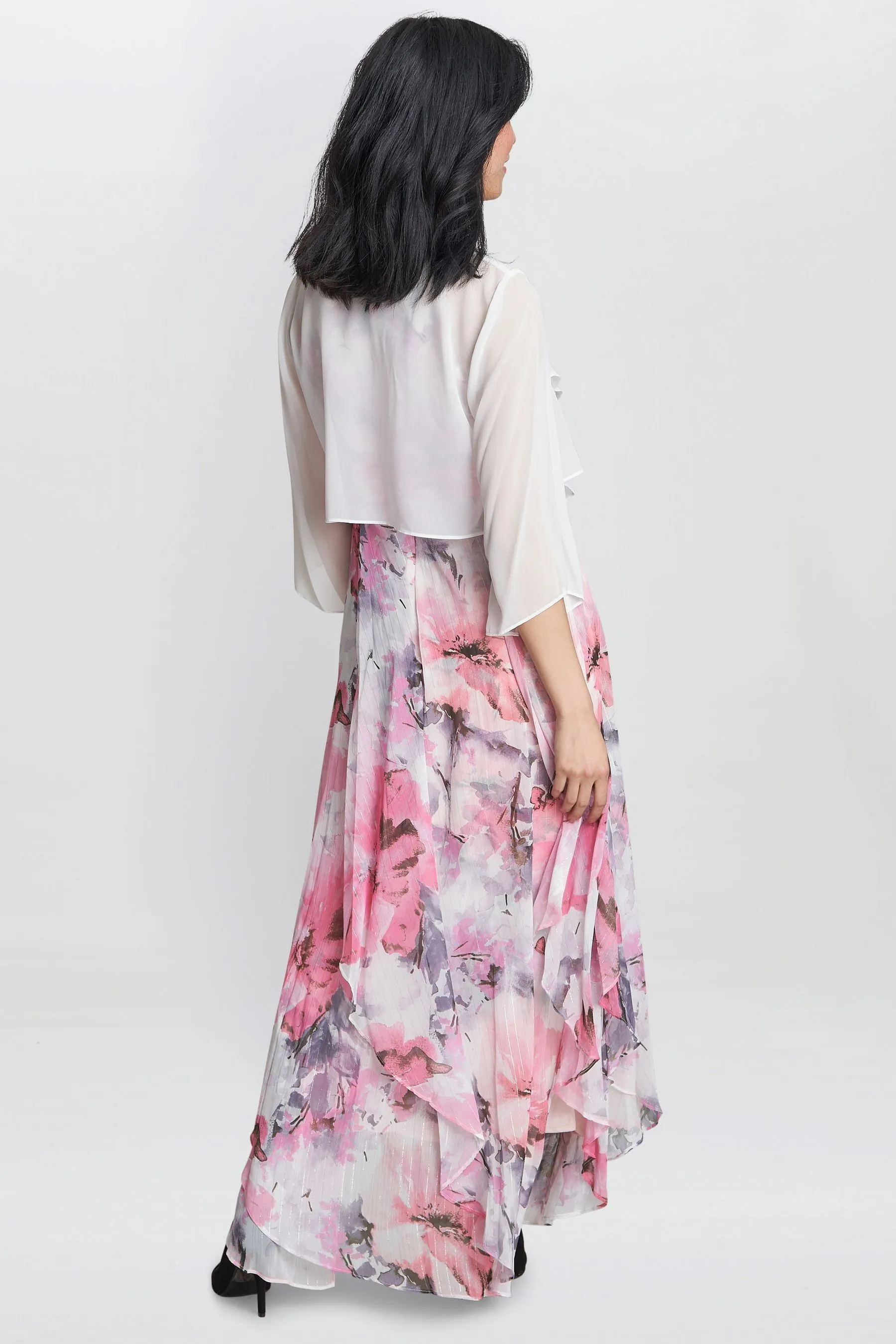 Gina Bacconi Bianco - Vivian - Copricostume in chiffon    