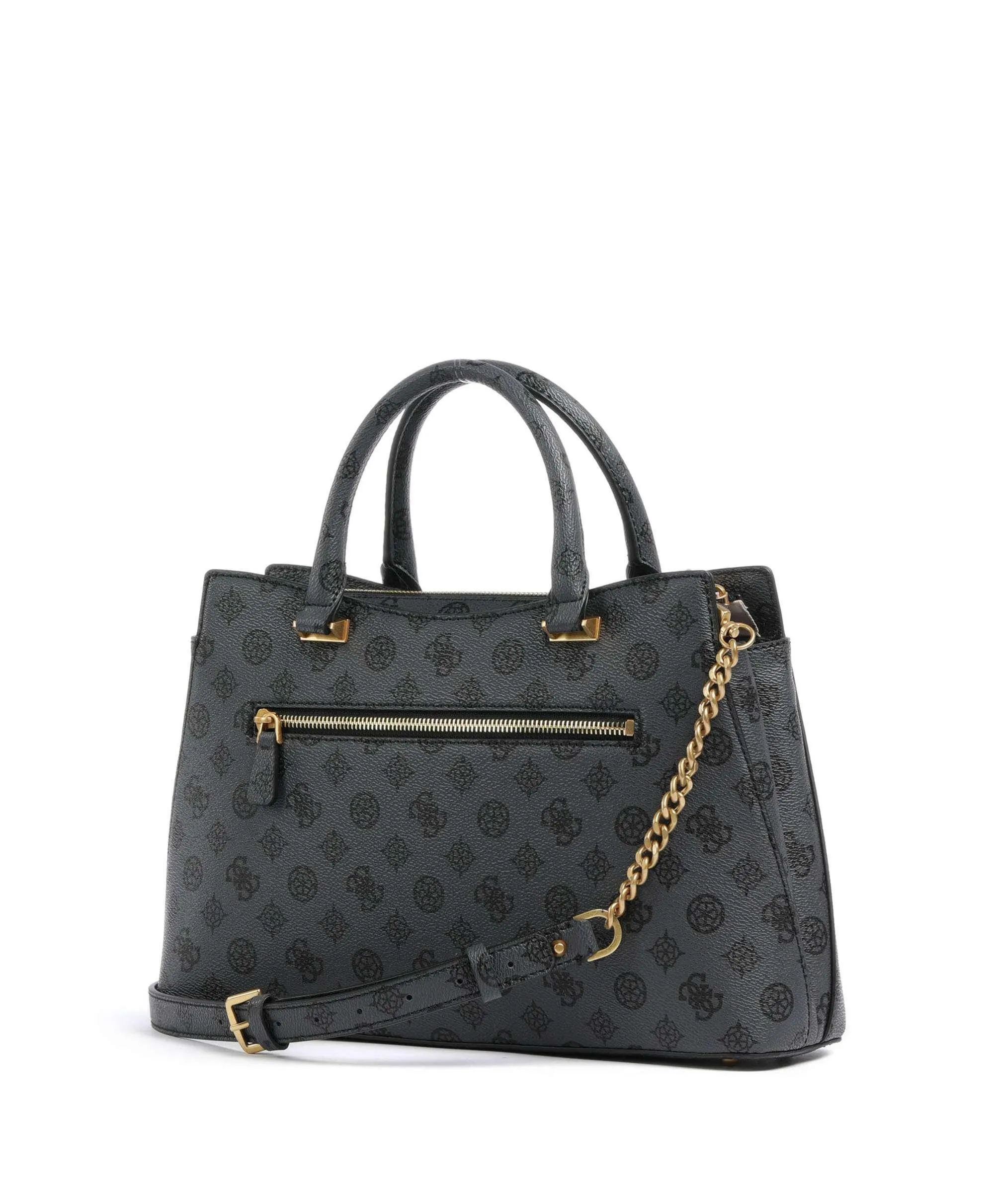  Guess Kuba Borsa a mano pelle sintetica grigio scuro  