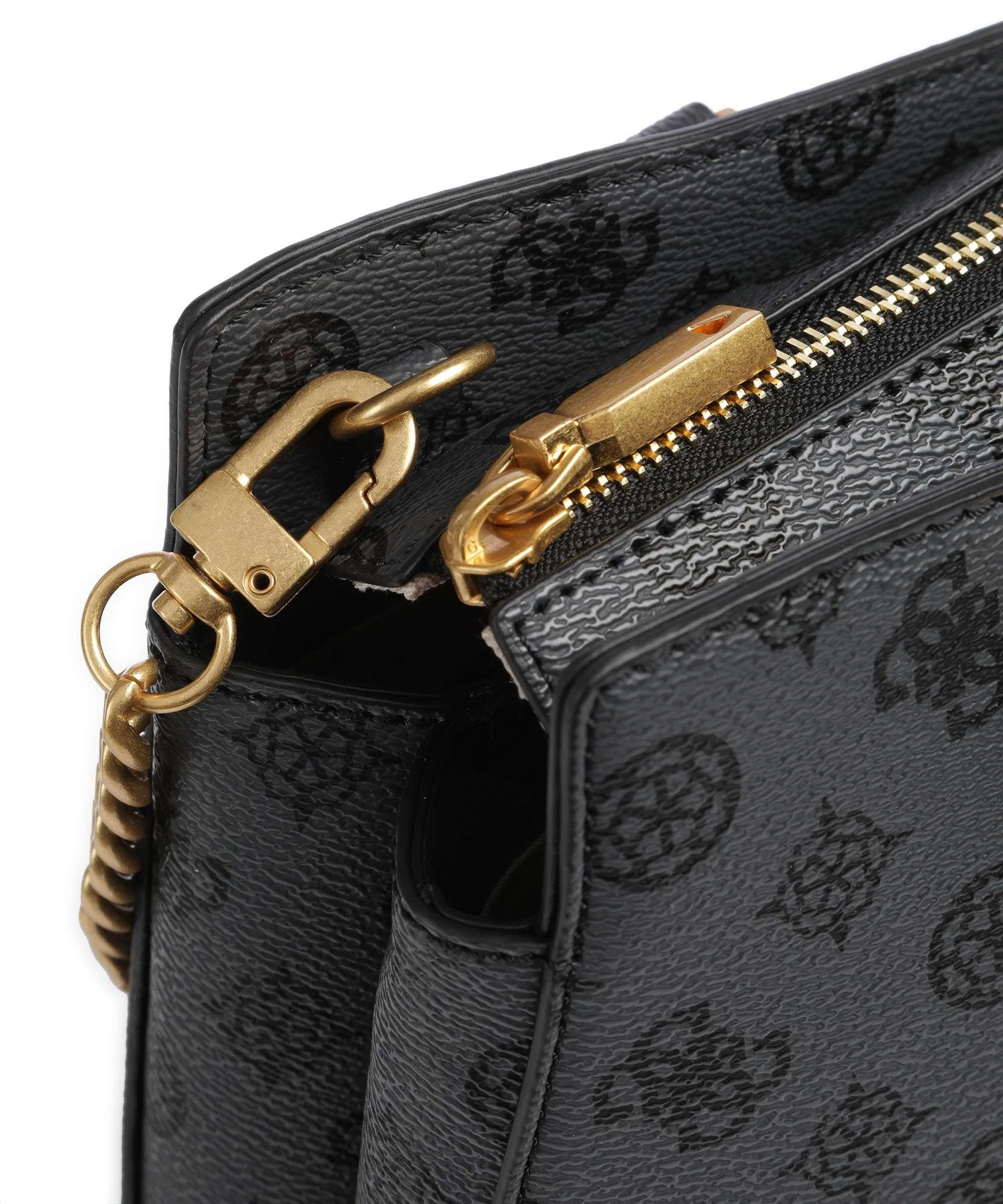  Guess Kuba Borsa a mano pelle sintetica grigio scuro  