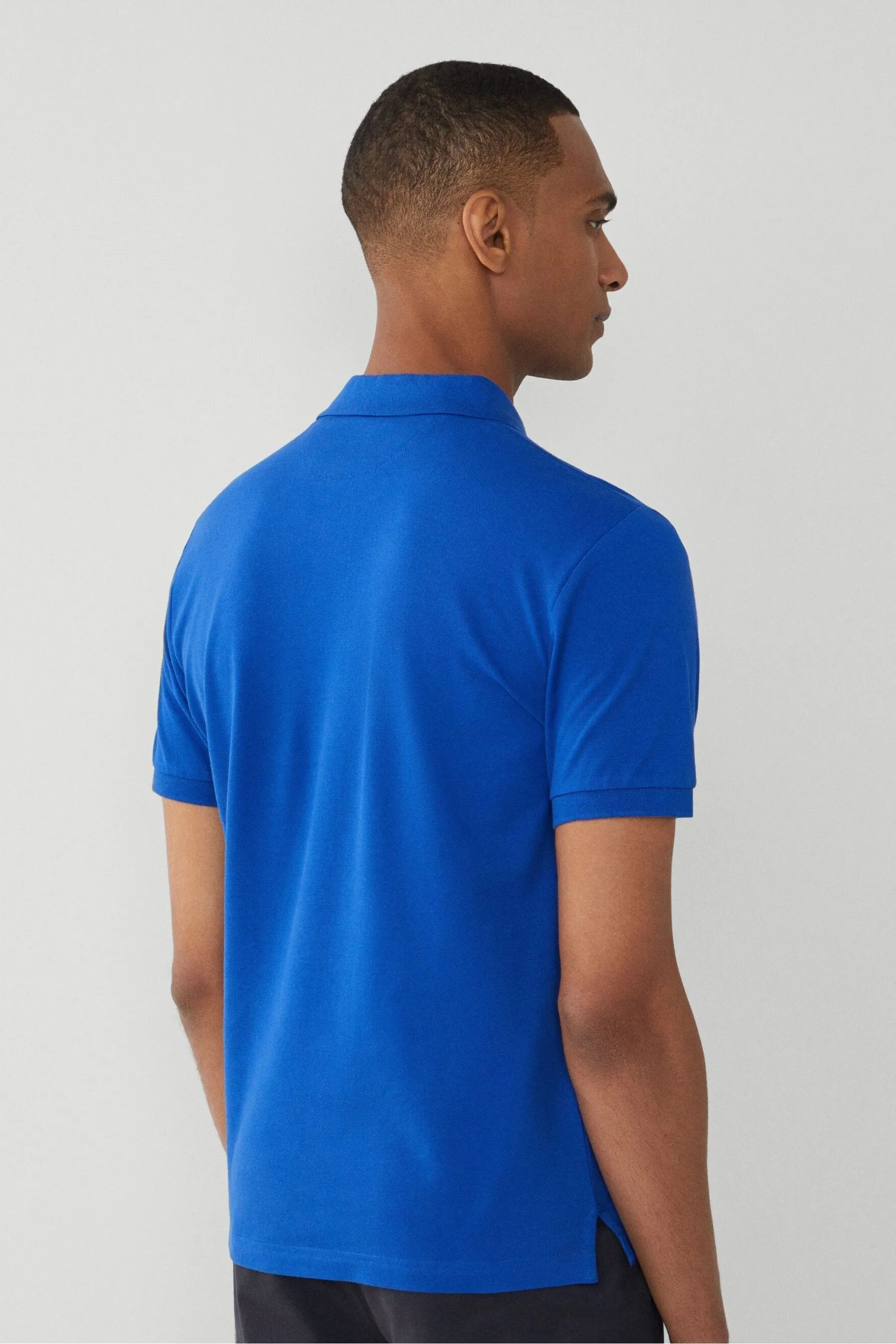 Hackett London Uomo - Blu slim - Polo con logo