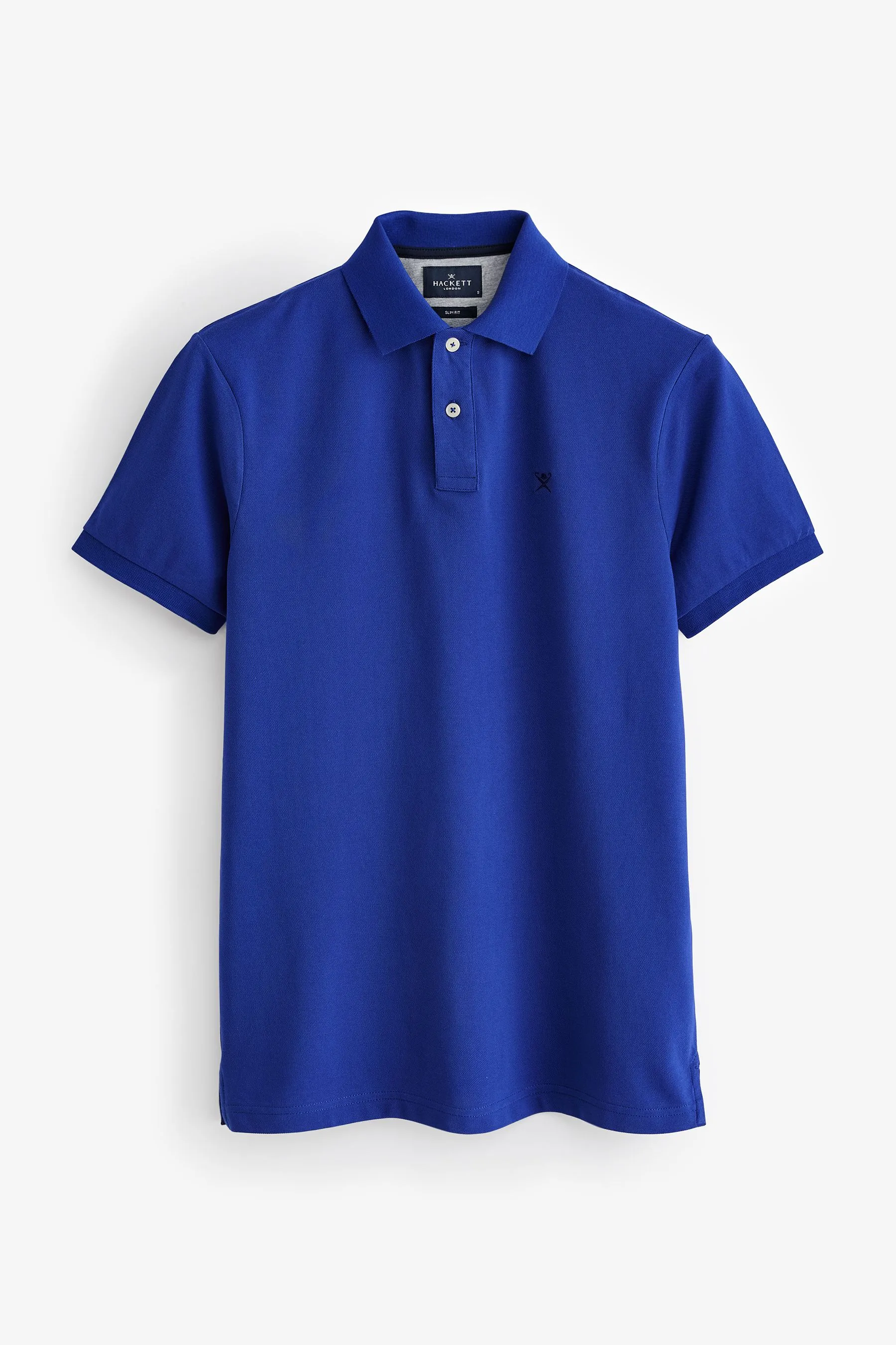 Hackett London Uomo - Blu slim - Polo con logo