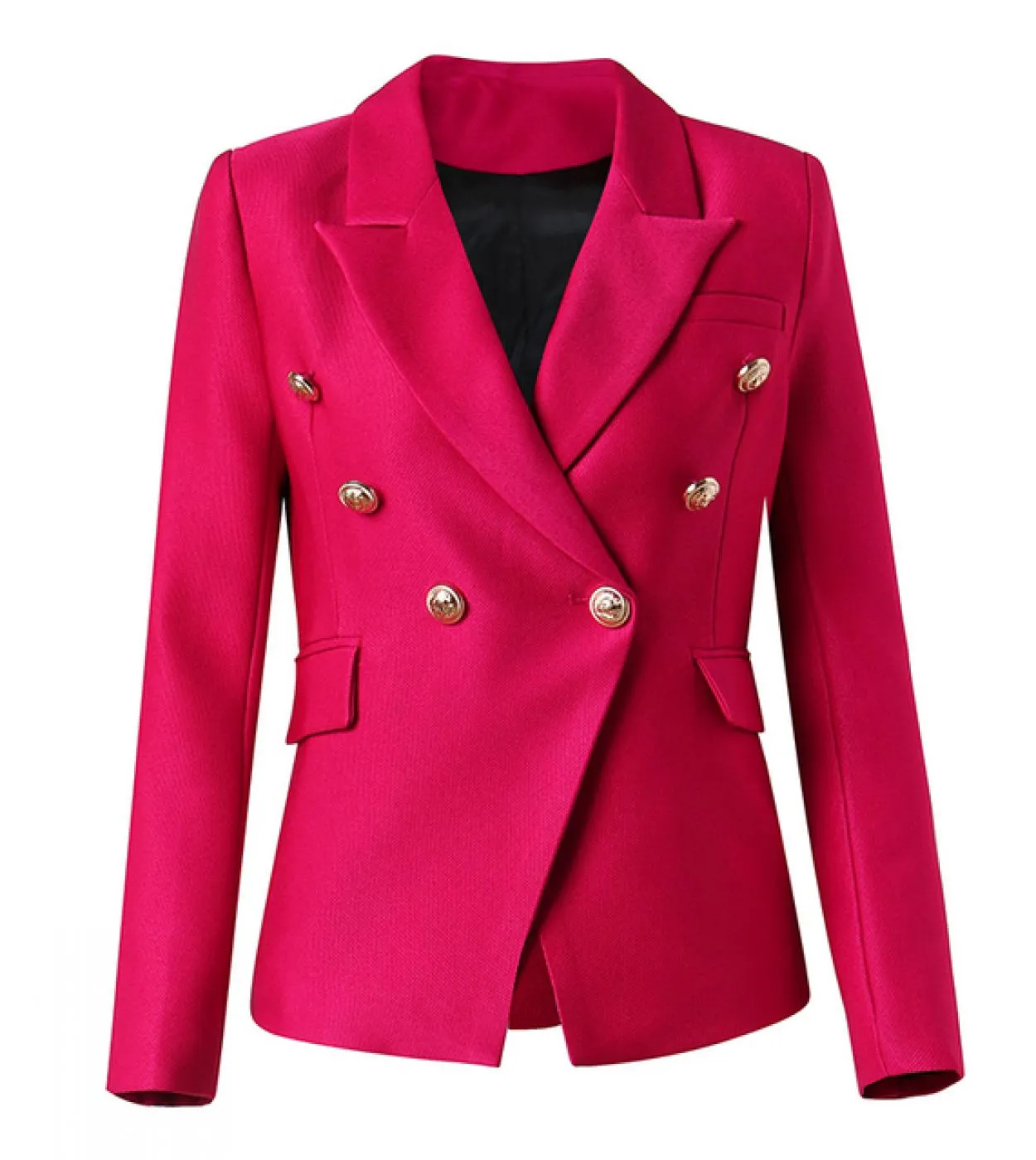 Harleyfashion New Luxury Autunno Inverno Elegante giacca di tweed spessa Blazer da donna di qualità sottile stile High Street