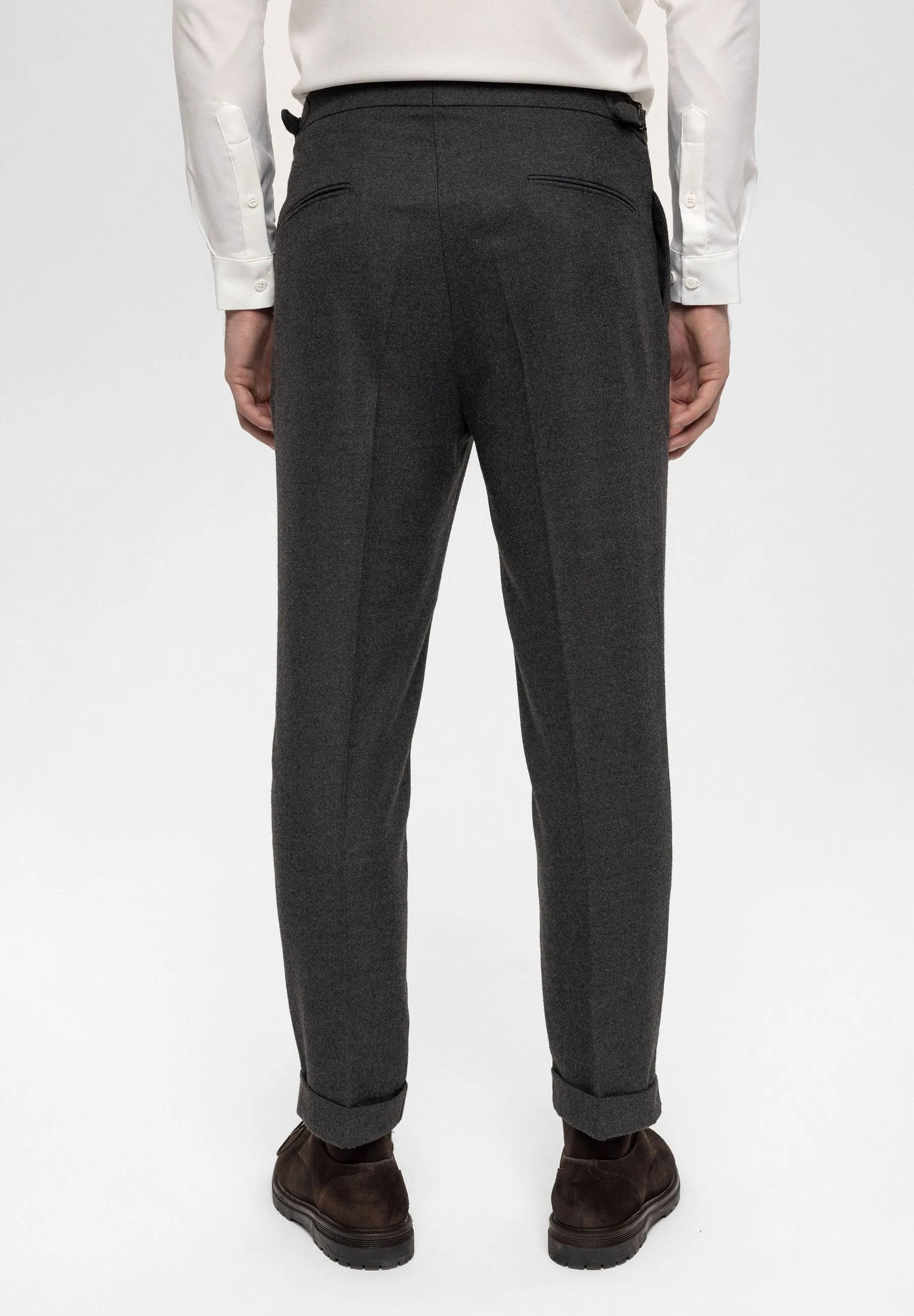 HIGH WAIST PLEATED - Pantaloni