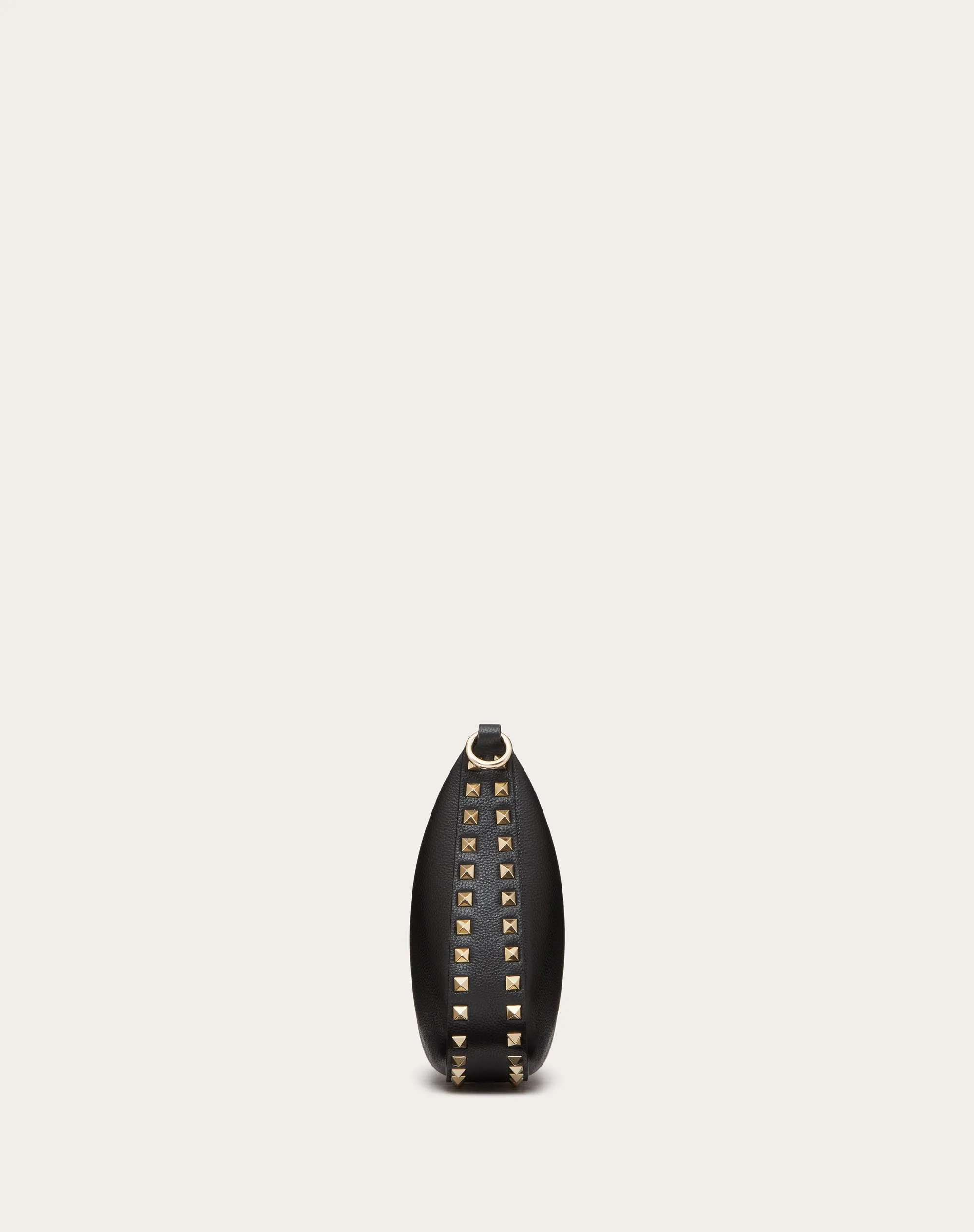 HOBO PICCOLA VALENTINO GARAVANI ROCKSTUD IN VITELLO GRANATO