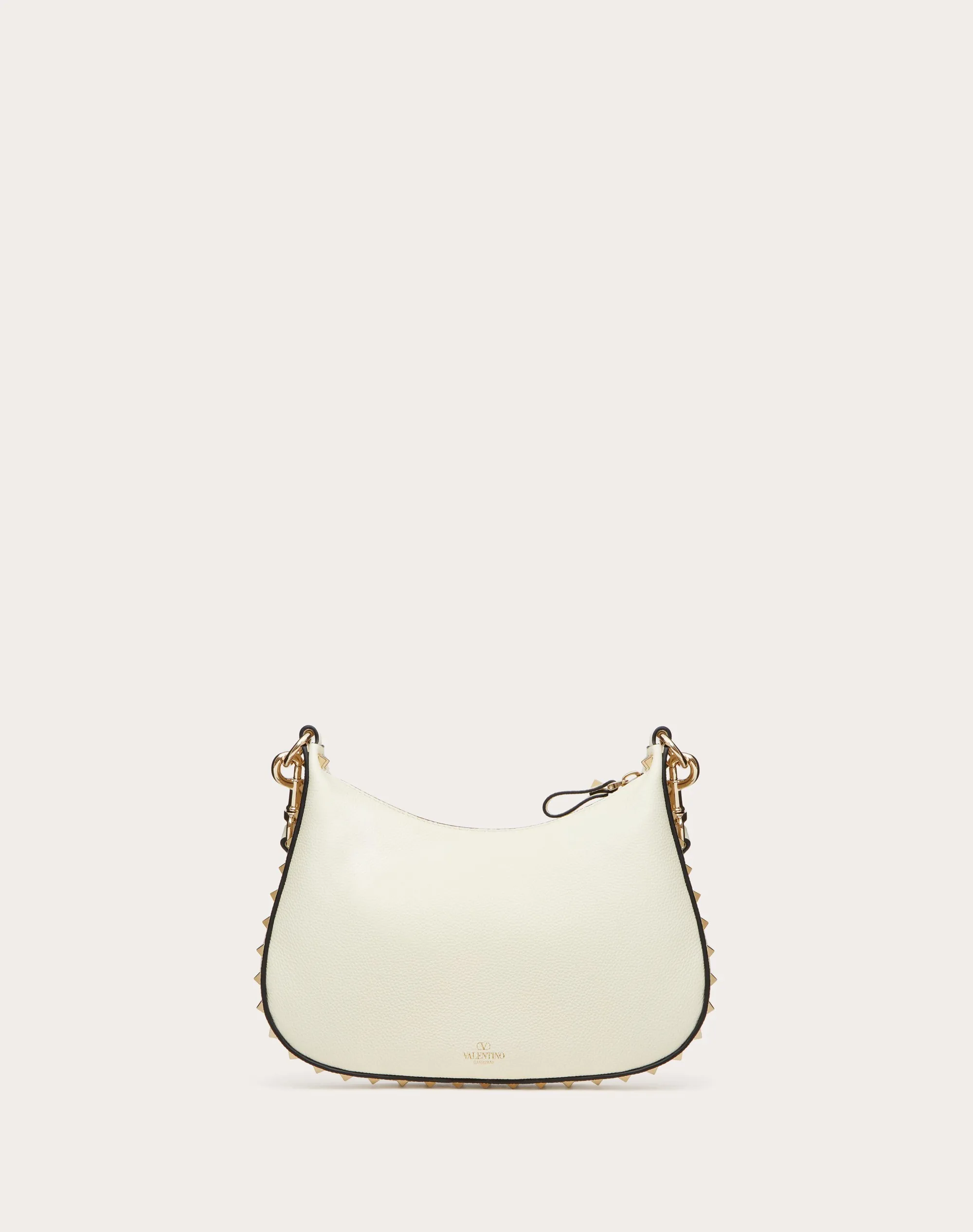 HOBO PICCOLA VALENTINO GARAVANI ROCKSTUD IN VITELLO GRANATO