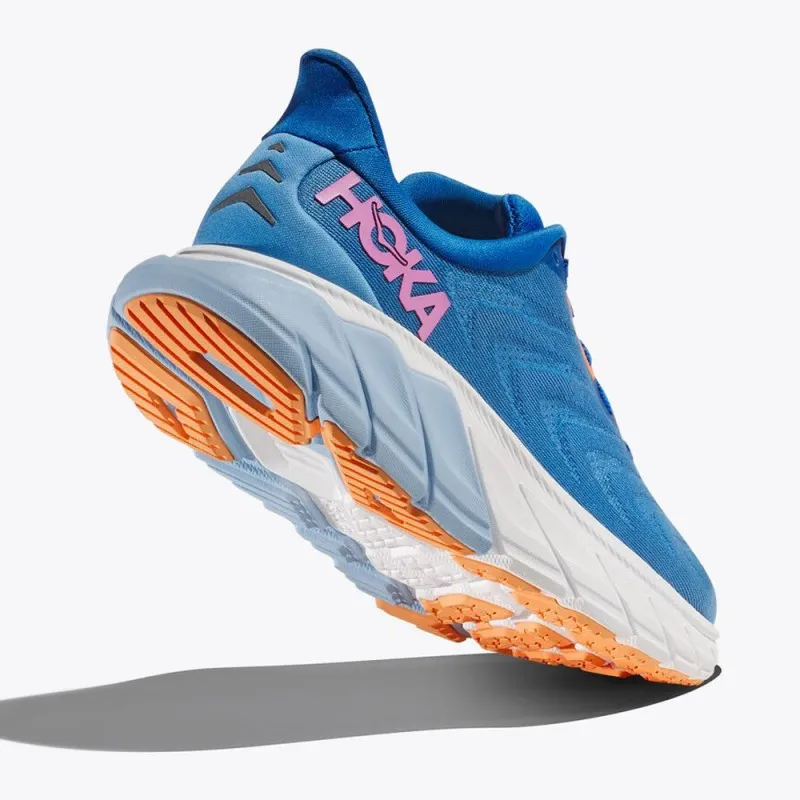 Hoka Arahi 6 Blu Arancio Rosa - Scarpe Running Donna